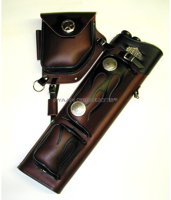 Brown Leather Side Quivers