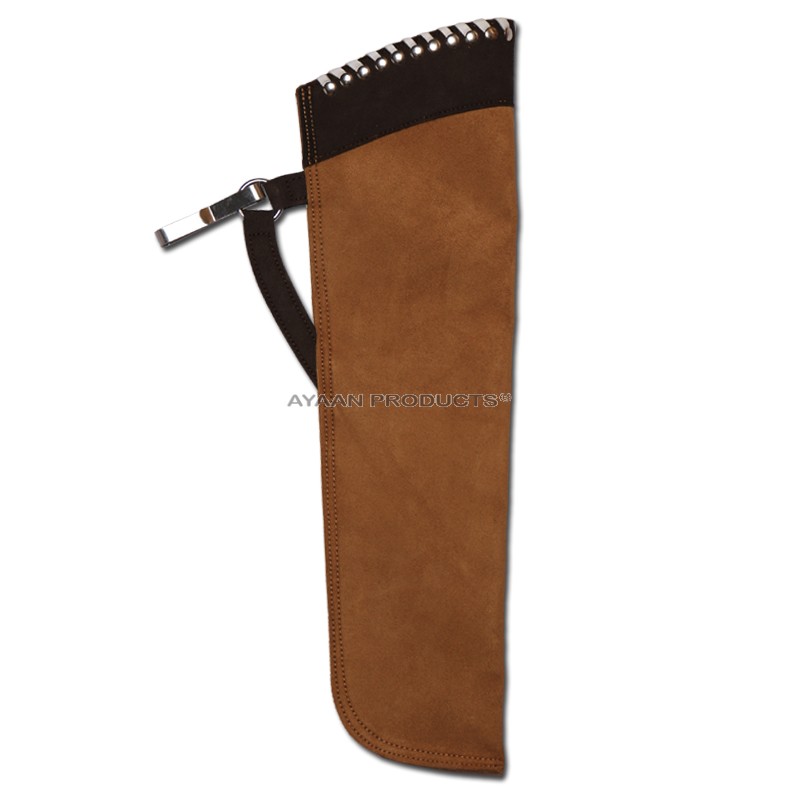 Brown Leather Hip Quiver