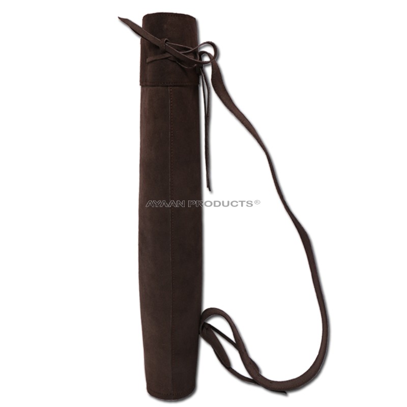 Brown Leather Archery Quiver