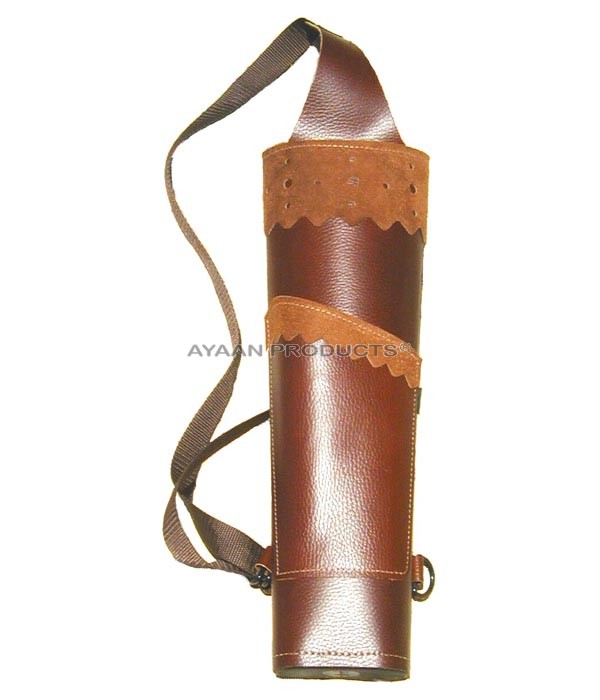 Leather Back Arrow Quiver 