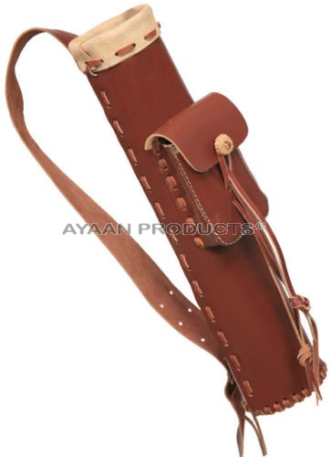 Traditional Leather Arrow Quiver