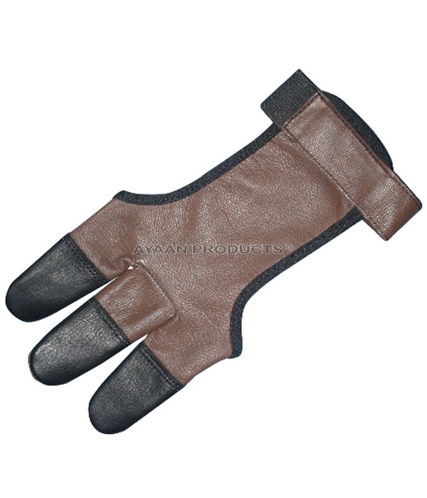 Archery Leather Targeting Gloves