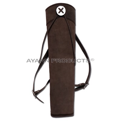 Brown Leather Back Quiver 